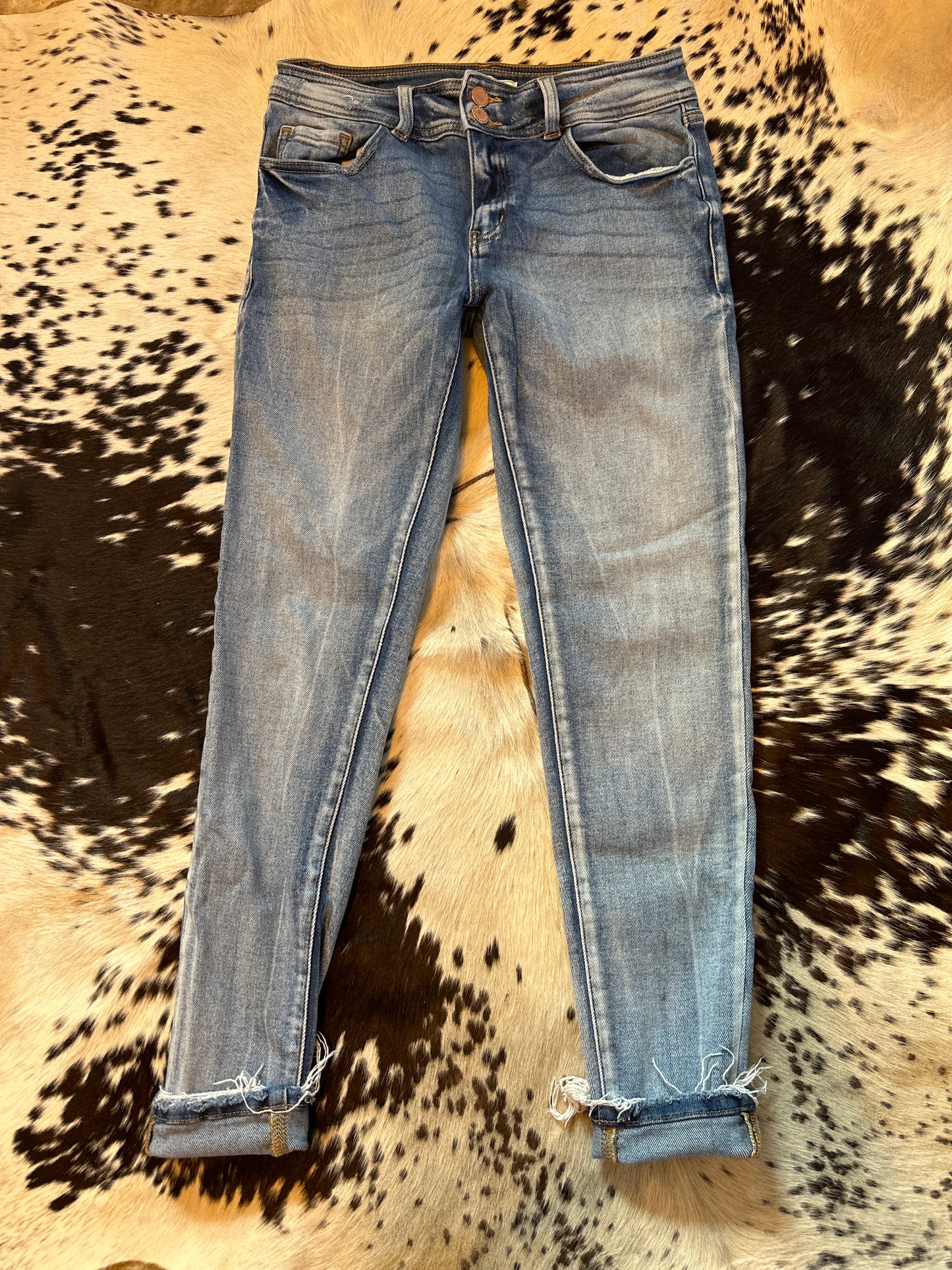 Kancan mid ride ankle skinny size 28