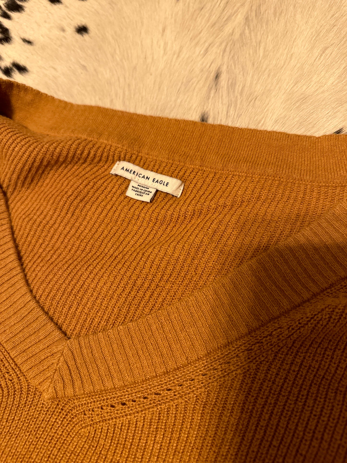 Mustard sweater medium
