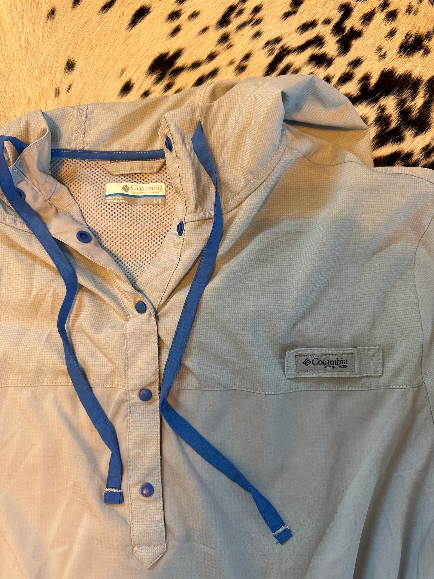 Columbia pfg hoodie large