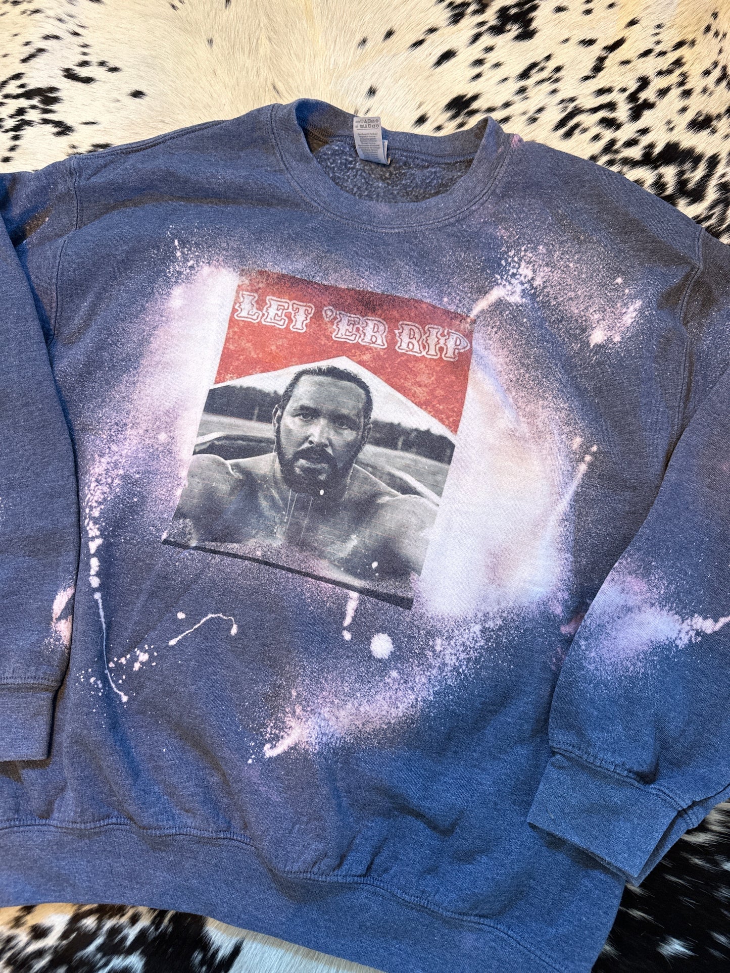 Let er rip custom made crewneck medium