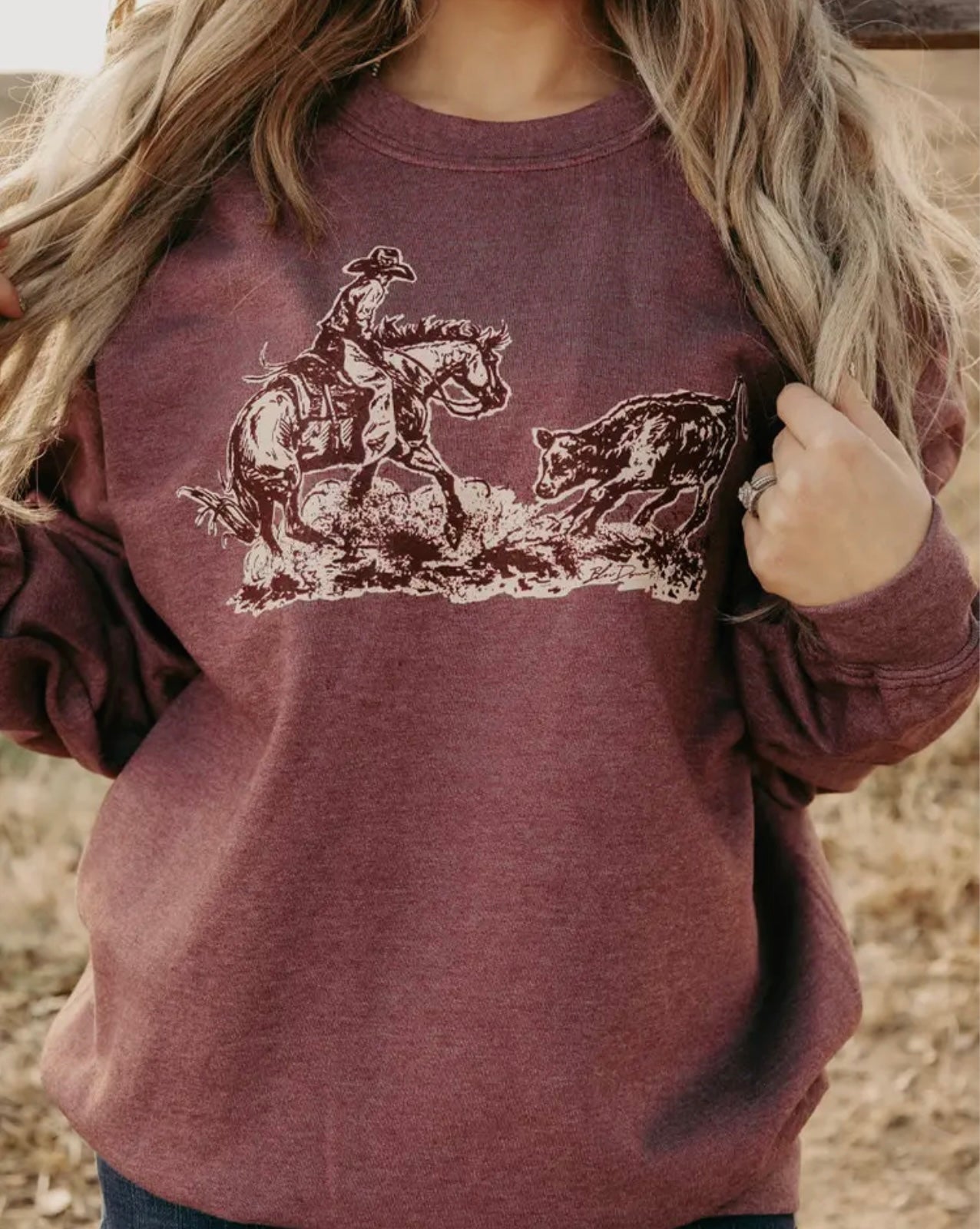 Cowboy cutter crewneck