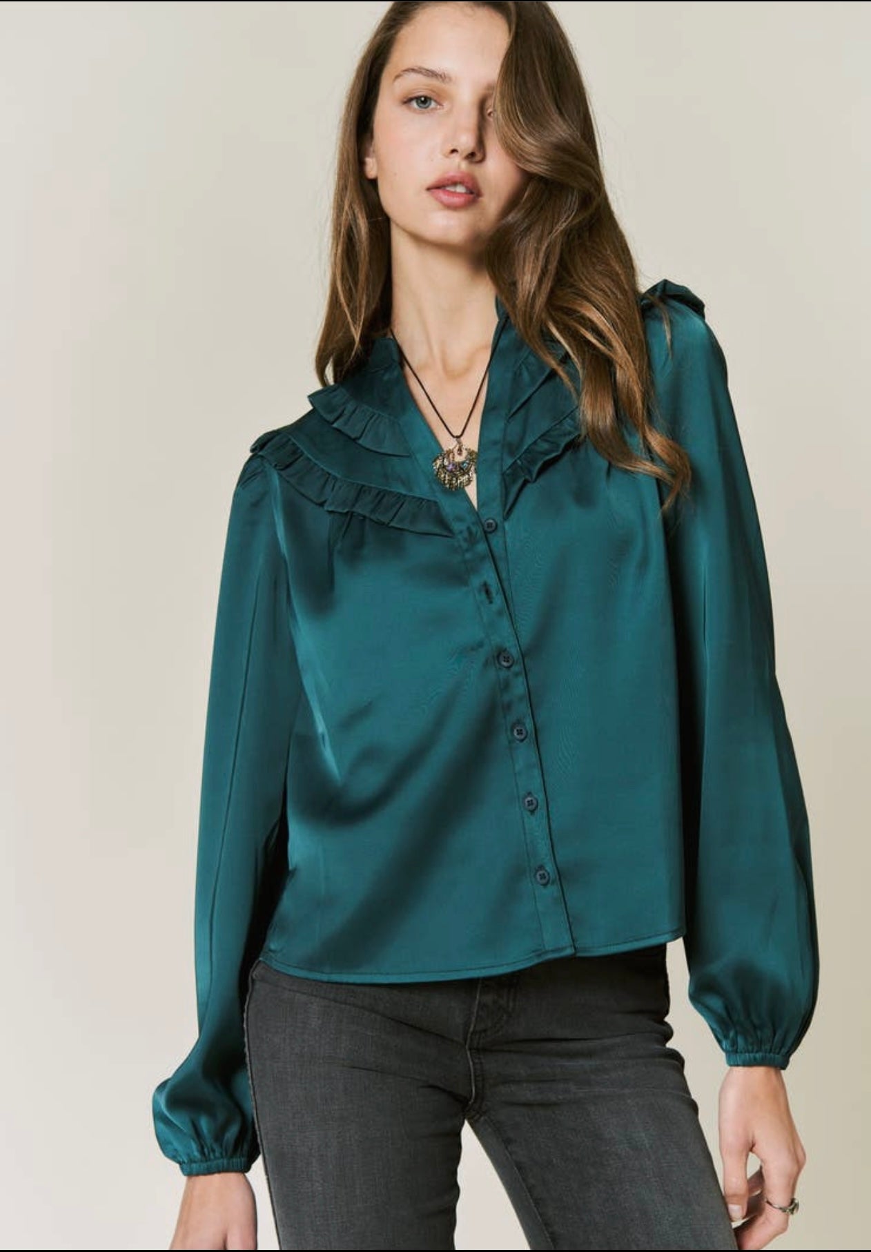 Vintage vibes button up shirt