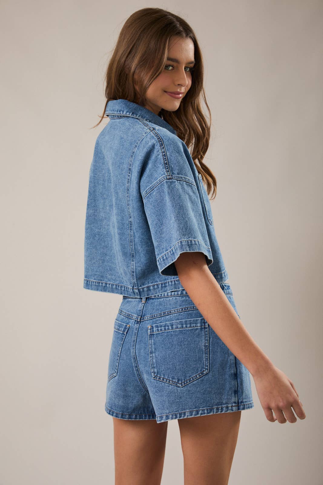 Denim Dan Top