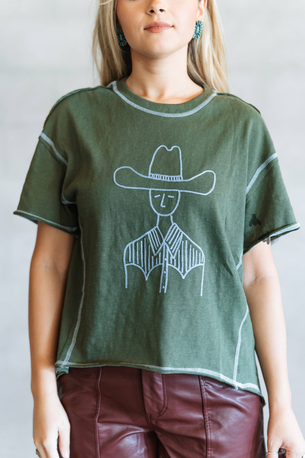 Ole cowboy top