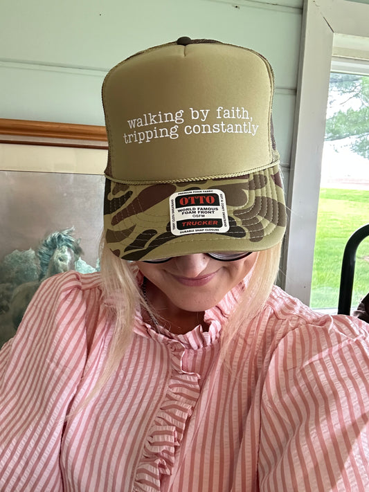 Walking By Faith Trucker Hat