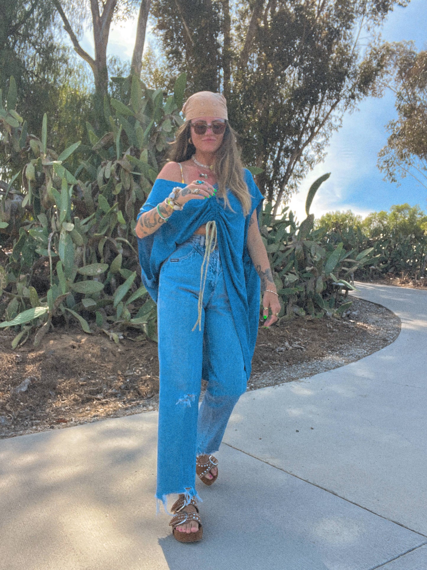 Blue baby top