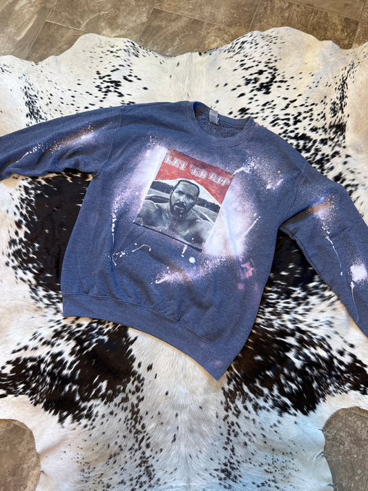 Let er rip custom made crewneck medium