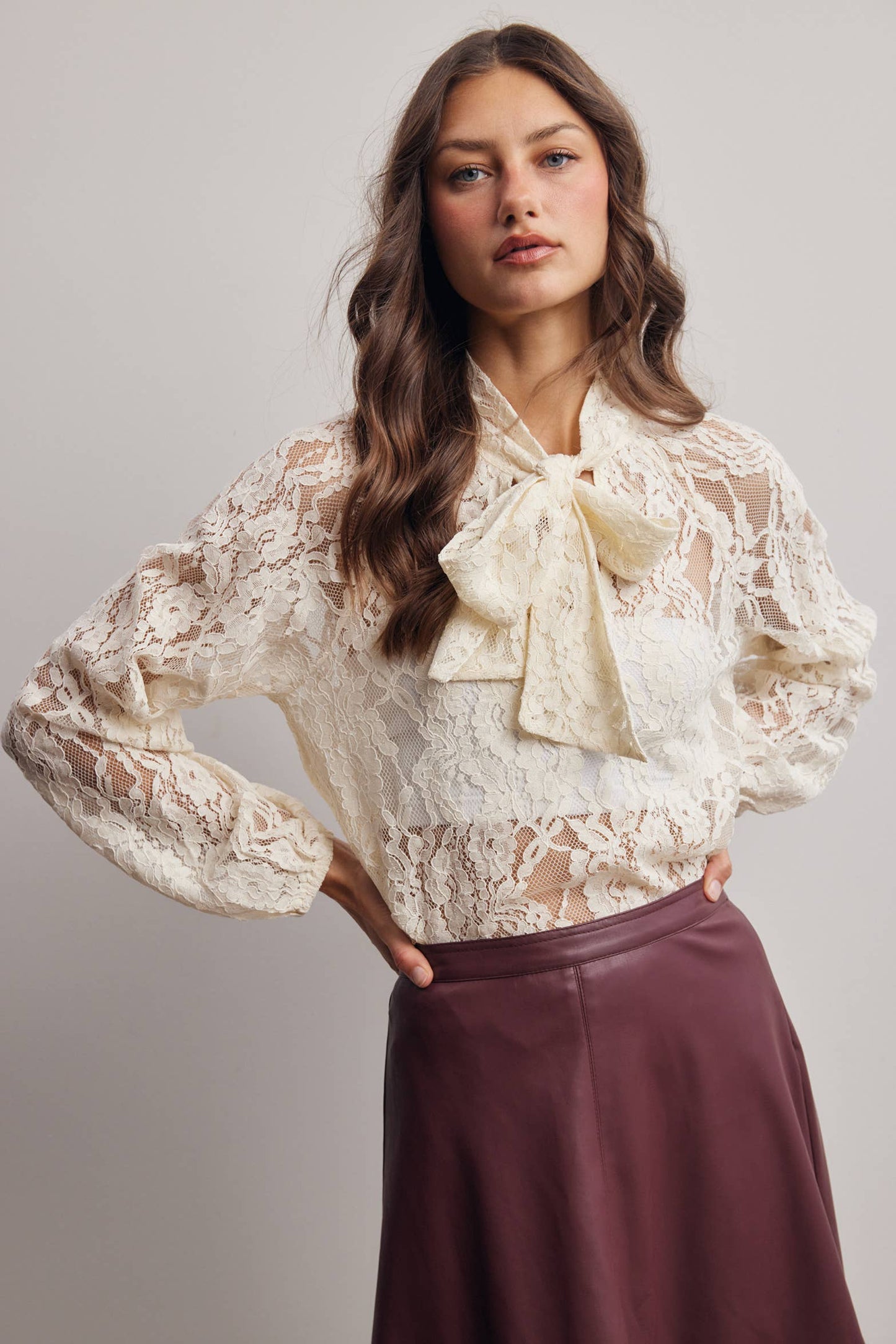 Margaret lace top