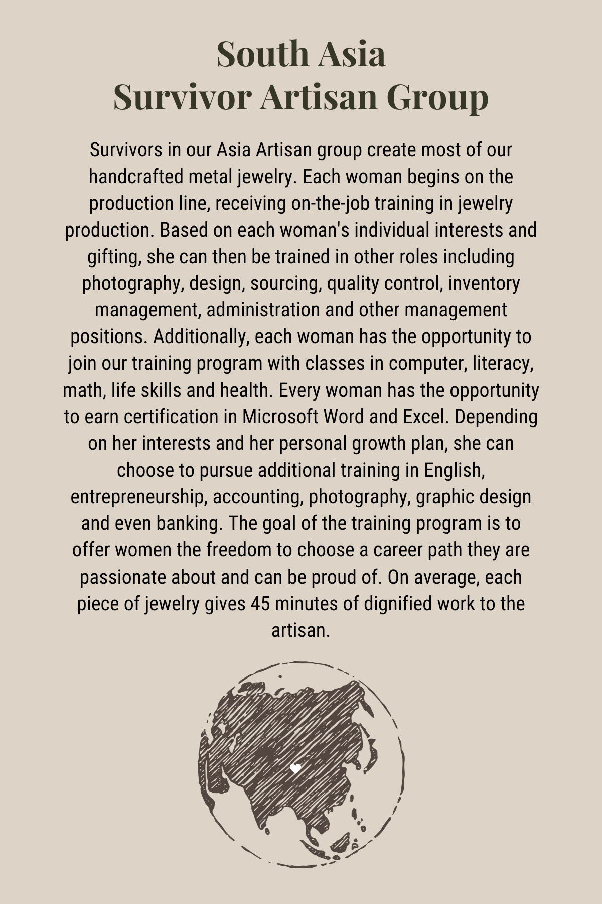 Faith Necklace - Made by Survivors