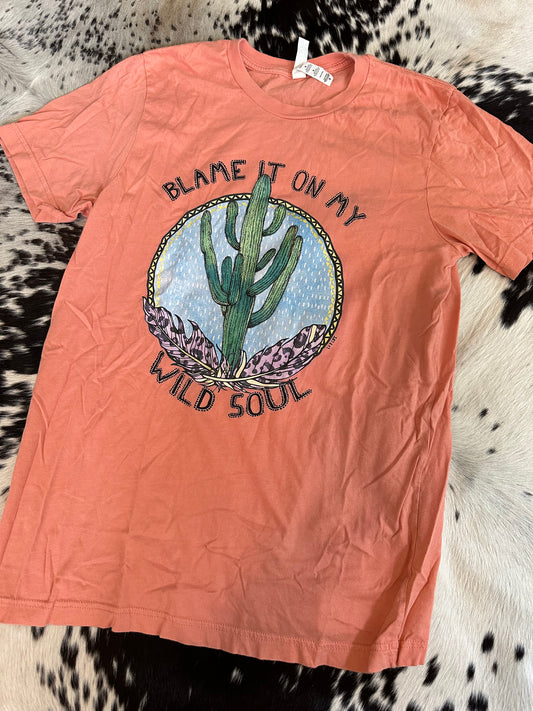 Medium cactus graphic tee