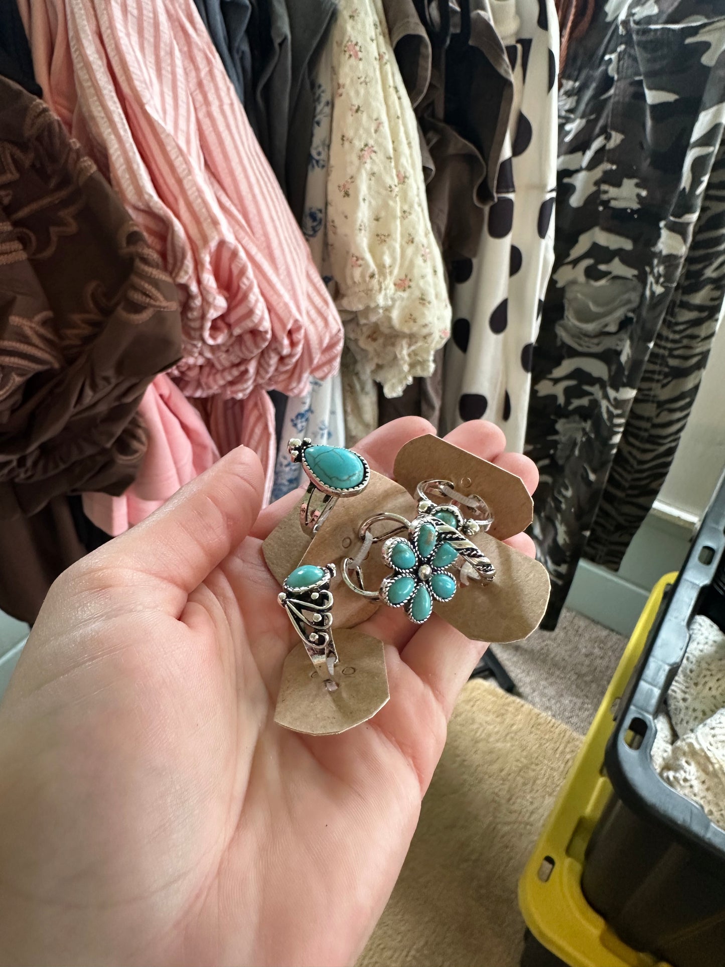 Assorted Turquoise rings