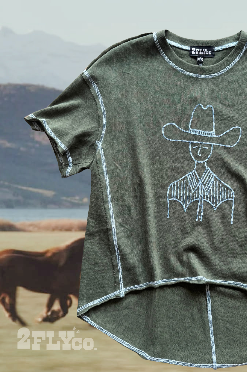 Ole cowboy top
