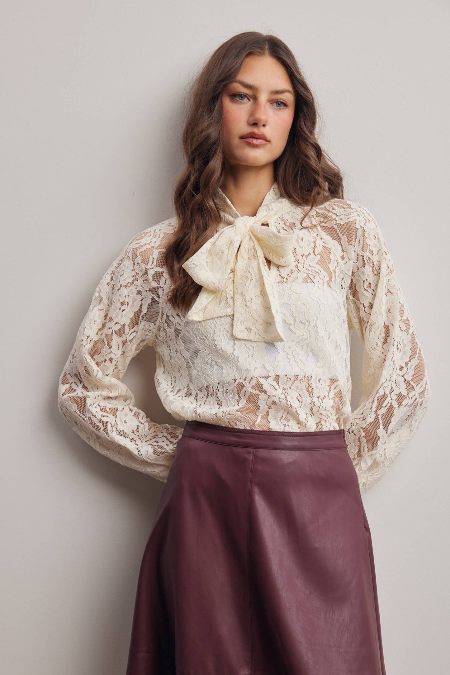 Margaret lace top