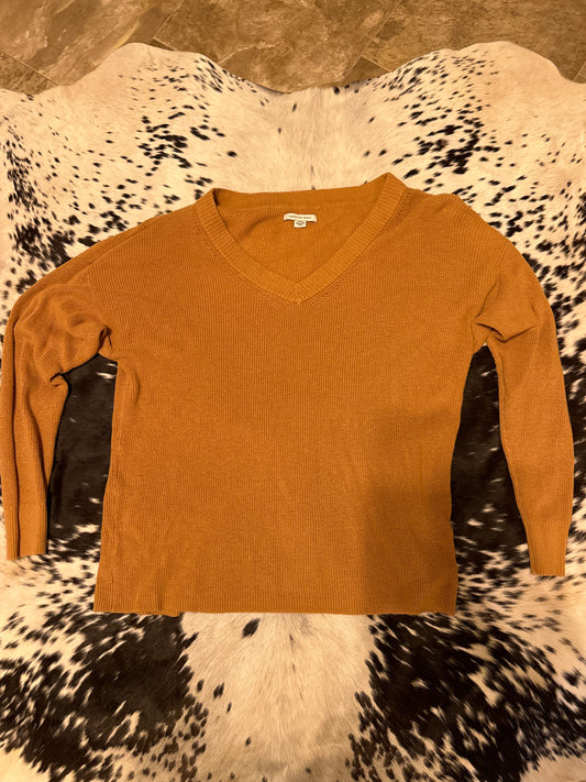 Mustard sweater medium