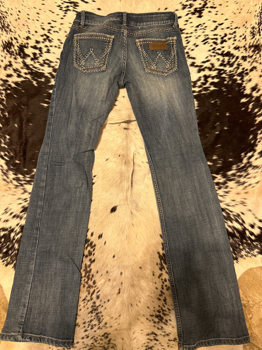 Wrangler boot cut jeans 3/4X34