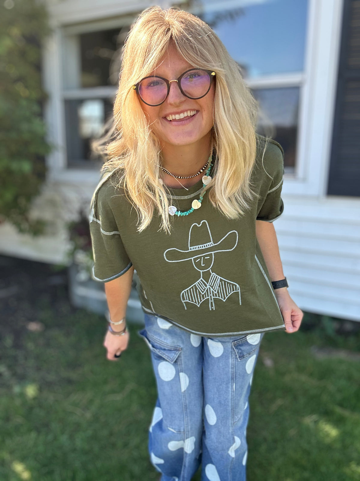 Ole cowboy top
