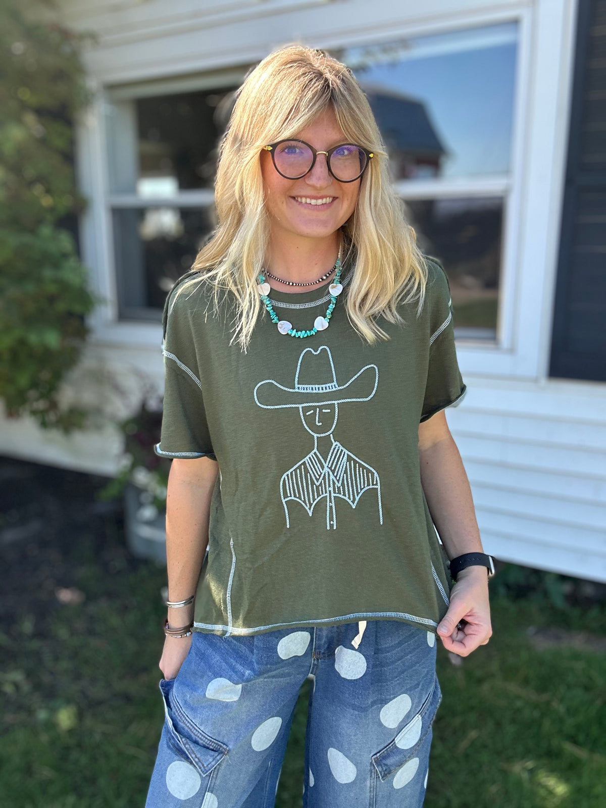 Ole cowboy top