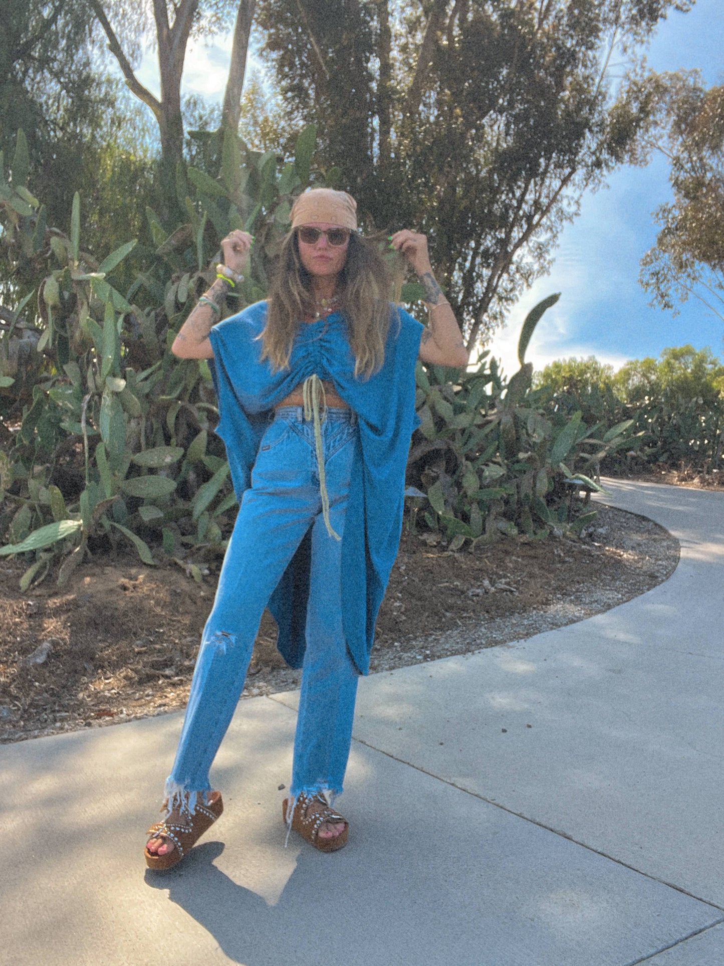 Blue baby top