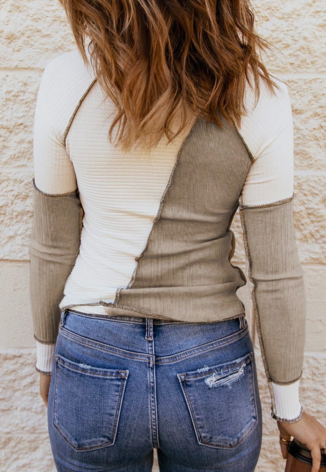Color block top